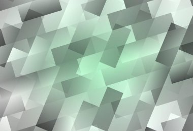 Açık yeşil vektör dokusu dikdörtgen biçiminde. Dikdörtgenleri ve kareleri olan güzel bir çizim. Web siteleri için şablon kullanılabilir.