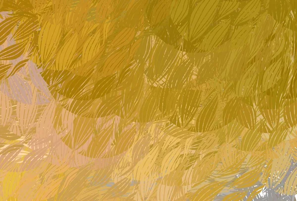Hellroter Gelber Vektorhintergrund Mit Abstrakten Formen Illustration Mit Farbenfrohen Verlaufsformen — Stockvektor