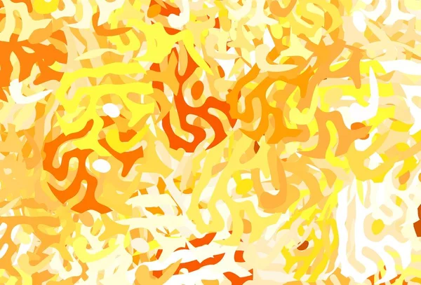 Текстура Светло Оранжевого Вектора Абстрактными Формами Красочные Хаотические Формы Градиентом — стоковый вектор