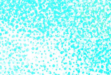 Kabarcıklı açık yeşil vektör arka planı. Soyut arka planda bulanık kabarcıklar ve renkli gradyan. Duvar kağıtlarının dokusu için desen.