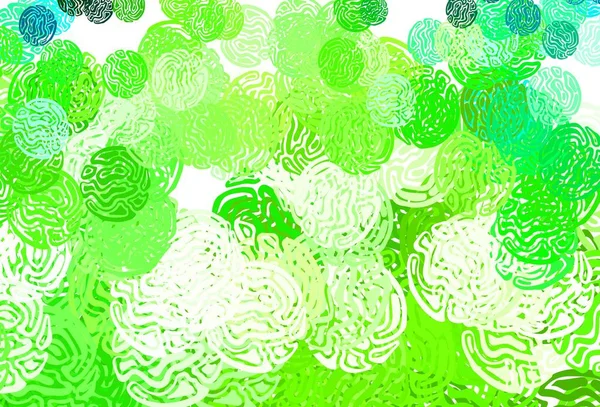 Светло Зеленый Векторный Отскок Мемфисом Иллюстрация Красочными Градиентными Формами Абстрактном — стоковый вектор