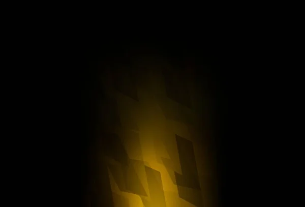 正方形のスタイルで濃い黄色のベクトルパターン カラフルな長方形のセットでイラスト ランディングページのモダンなテンプレート — ストックベクタ