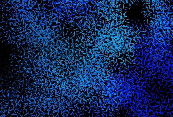 Темная Векторная Текстура Синего Цвета Цветными Линиями Современная Геометрическая Абстрактная — стоковый вектор