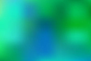 Açık yeşil vektör soyut parlak dokuyu bulanıklaştırdı. Parlak renkli bir illüstrasyon. Web siteniz için bulanık tasarım.