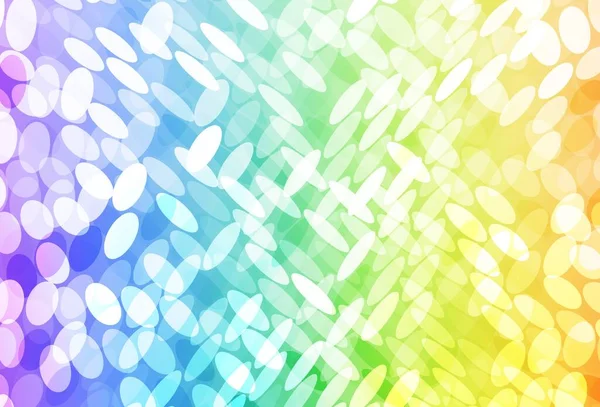 Светлый Многоцветный Векторный Фон Пятнами Абстрактная Иллюстрация Цветными Пузырями Стиле — стоковый вектор