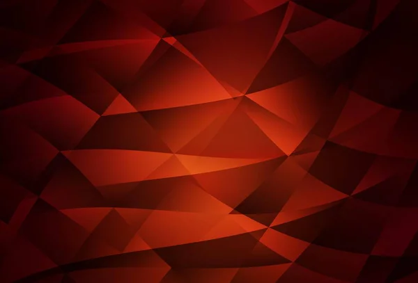 Tmavě Červená Vektor Nízké Poly Pozadí Kreativní Ilustrace Polotónovém Stylu — Stockový vektor