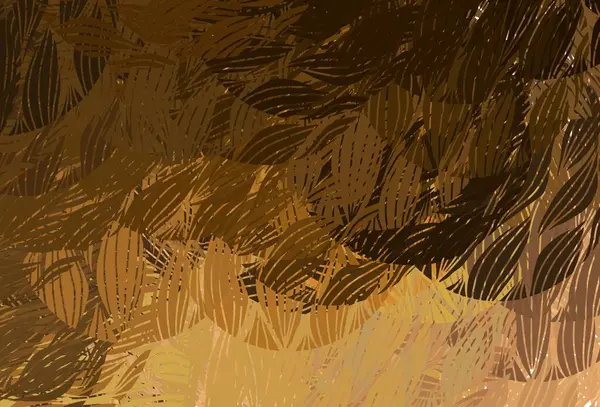 Dark Orange Vector Backdrop Memphis Shapes Modern Abstract Illustration Colorful — Stock Vector
