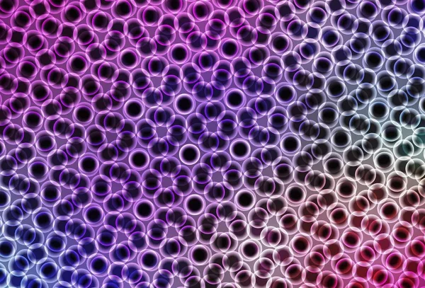Светлый Многоцветный Векторный Фон Пузырями Абстрактная Иллюстрация Цветными Пузырями Стиле — стоковый вектор