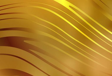 Çizgileri olan koyu sarı vektör arkaplan. Yaratıcı illüstrasyon, yarım tonlu ve eğimli. Web siteniz için soyut tasarım.