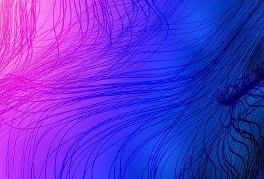 Açık pembe, mavi vektör renkli soyut doku. Renkli soyut çizimler ve gradyan. İşiniz için en iyi bulanık tasarım..