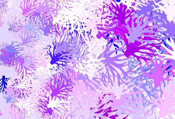 Luz Purple Vector Fondo Elegante Con Ramas Ilustración Abstracta Colorida — Vector de stock