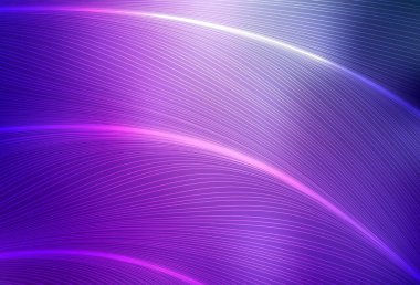 Açık Mor, pembe çizgili vektör deseni. Eğri şekilli yepyeni renkli bir tasvir. Posterler ve afişler için iş tasarımı.