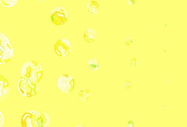 Açık yeşil, benekli kırmızı vektör arka plan. Renkli su damlaları olan modern soyut çizimler. Güzel web siteleri için desen.