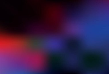 Koyu mavi, kırmızı vektör bulanık arkaplan. Yaratıcı illüstrasyon, yarım tonlu ve eğimli. Tasarımının yeni yolu.