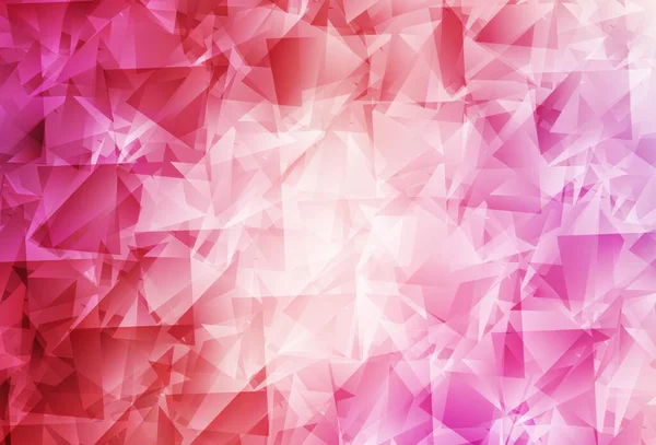 Açık pembe vektör soyut çokgen desen. Üçgenli modern soyut çizim. Bir markanın arkaplanı için desen.