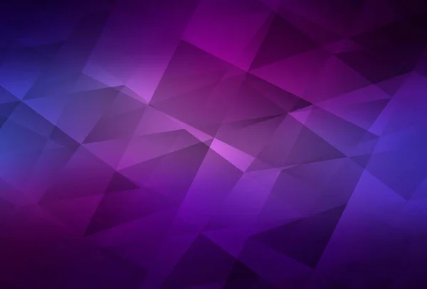 Violet Clair Motif Triangles Gradient Vectoriel Rose Illustration Géométrique Créative — Image vectorielle