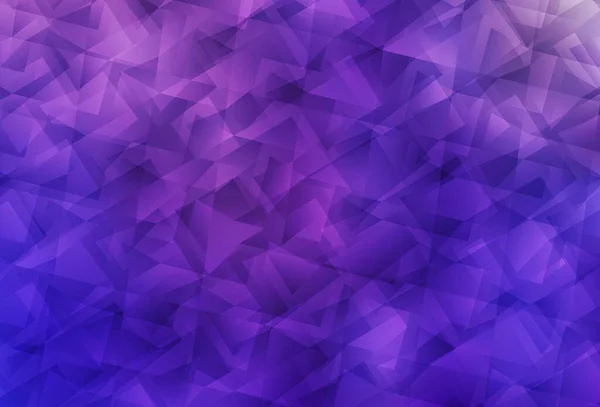 Світло Фіолетовий Рожевий Векторний Багатокутний Шаблон Креативна Геометрична Ілюстрація Стилі — стоковий вектор