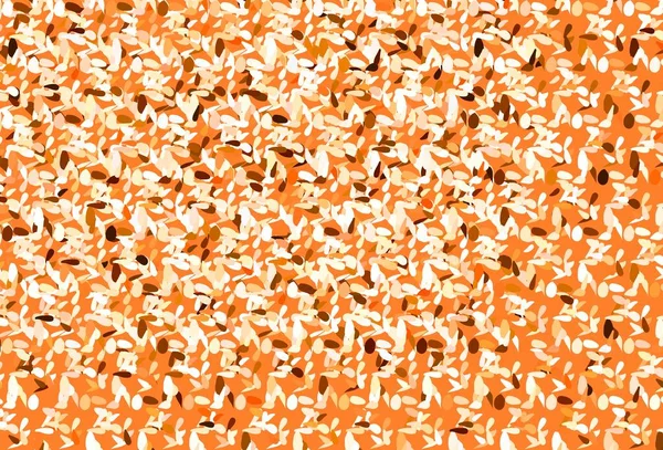 Light Orange Vektor Textur Mit Scheiben Schöne Farbige Illustration Mit — Stockvektor
