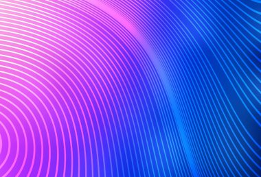 Açık Pembe, çizgili mavi vektör düzeni. Renkli çizgileri ve şekilleri olan bir örnek. Marka kitabı için şık bir desen.