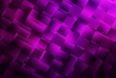 Çizgileri, dikdörtgenleri olan koyu pembe vektör düzeni. Dikdörtgenli soyut gradyan çizimi. İniş sayfası için modern şablon.