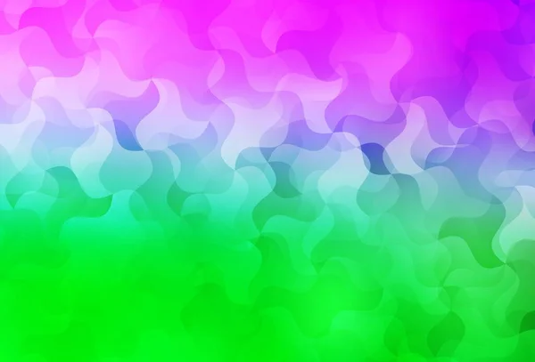 Lichtroze Groene Vector Lage Poly Textuur Kleurrijke Illustratie Abstracte Stijl — Stockvector