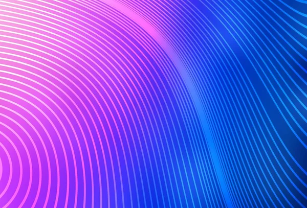 Açık Pembe, çizgili mavi vektör düzeni. Renkli çizgileri ve şekilleri olan bir örnek. Marka kitabı için şık bir desen.