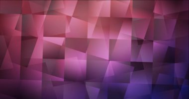 4K döngü koyu mor, pembe çizgiler, dikdörtgenler.