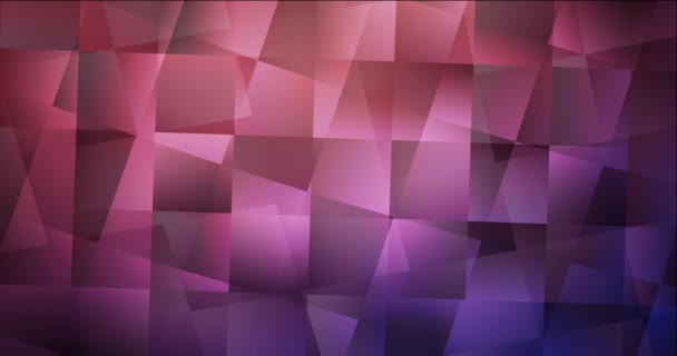 4K boucle violet foncé, vidéo rose avec des lignes, rectangles. — Video