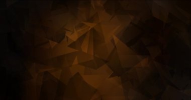 4K koyu kahverengi çokgen video görüntüsü döngüsü.