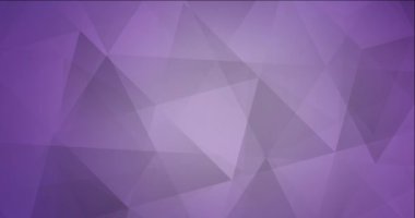 4K açık mor çokgen soyut görüntü döngüsü.