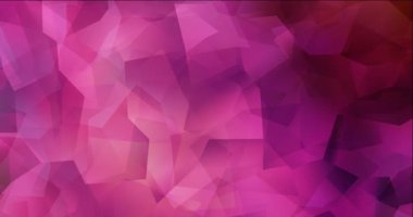 4K açık pembe, çokgen malzemeli kırmızı video.
