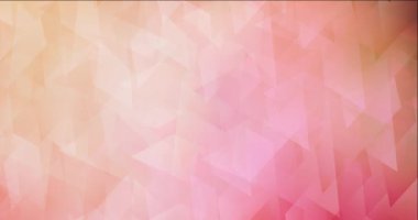 Açık pembe 4K döngüsü, çizgili sarı video, dikdörtgen.