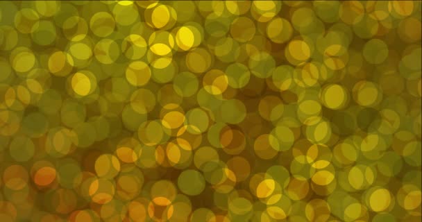4K bucle de imágenes de color amarillo oscuro con discos. — Vídeos de Stock