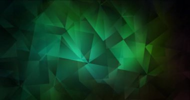4K koyu yeşil soyut video örneği döngüsü.