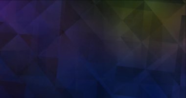 4K lacivert, sarı çokgen video örneği.
