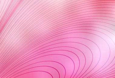 Çizgileri olan açık pembe vektör deseni. Eğilimli soyut bir çizim. Tasarımınız için basit şablon.