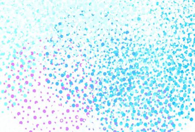 Açık mavi, küreli yeşil vektör deseni. Doğa tarzında renkli baloncuklu soyut illüstrasyon. Duvar kağıtlarının dokusu için desen.