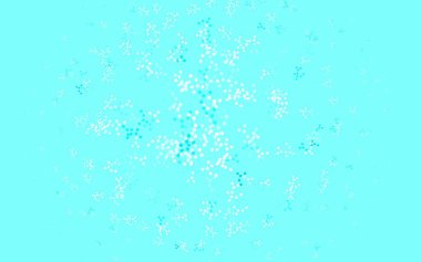 Yapay zeka verileriyle birlikte açık yeşil vektör arkaplanı. Yapay zeka bağlantılarıyla basit bir şekilde renkli tasarım. Bilim için desen, geleceksel tasarımlar..