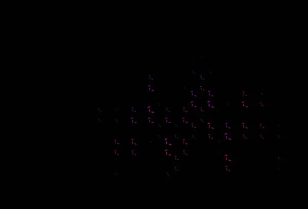 Sötét Rózsaszín Piros Vektor Elrendezése Sík Vonalakkal Csillogó Absztrakt Illusztráció — Stock Vector