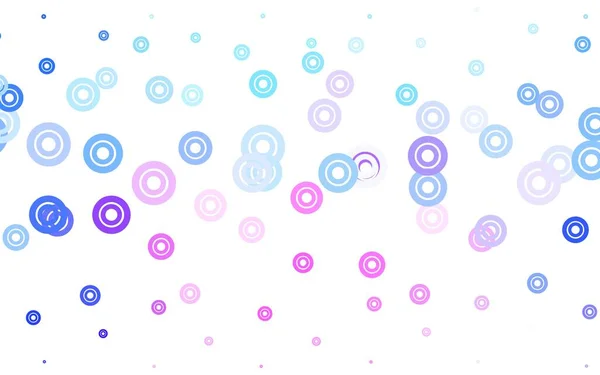 Light Pink Blue Vector Backdrop Dots Modern Abstract Illustration Colorful — Stock Vector