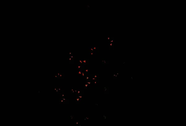 Темно Червоний Векторний Фон Полігональним Стилем Ілюстрація Набором Різнокольорових Трикутників — стоковий вектор