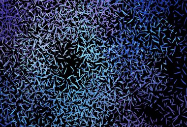 Koyu pembe, düz çizgileri olan mavi vektör düzeni. Keskin çizgili parlak renkli çizimler. Güzel geçmişiniz için şablon.