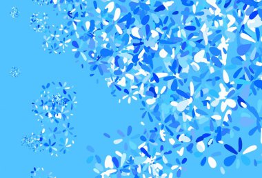 Açık Mor renkli, yapraklı zarif bir desen. Hint tarzı yapraklı bulanık dekoratif tasarım. İşiniz için yeni tasarım.