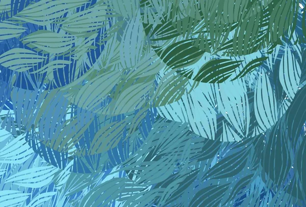 Светло Синий Зеленый Векторный Отскок Мемфисами Красочные Хаотические Формы Градиентом — стоковый вектор