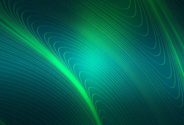 Ανοιχτό Μπλε Πράσινο Διάνυσμα Φόντο Λυγισμένες Γραμμές Μια Λαμπρή Απεικόνιση — Διανυσματικό Αρχείο