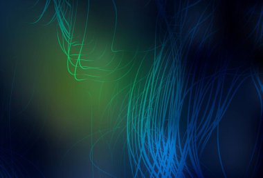 Koyu yeşil vektör soyut düzeni. Renkli soyut çizimler ve gradyan. İş tasarımınız için yeni biçim.