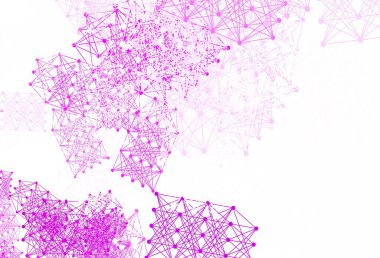 Yapay zeka verileriyle ışık çok renkli vektör arkaplanı. Soyut şablondaki yapay zeka şekilleriyle parlayan illüstrasyon. Teklif verilerinin tanıtımı için akıllı tasarım.