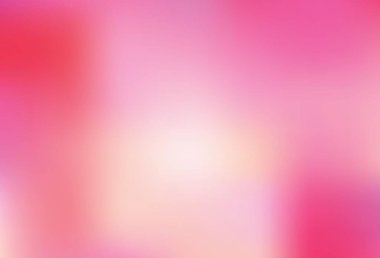 Açık pembe, sarı vektör soyut bulanık arkaplan. Soyut ve gradyan renkte renkli çizimler. Marka kitabı için zarif bir arkaplan.