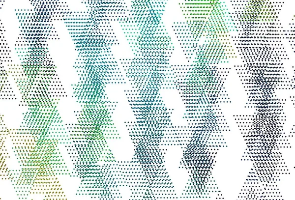 Bleu Clair Fond Vectoriel Jaune Avec Triangles Cercles Belle Illustration — Image vectorielle