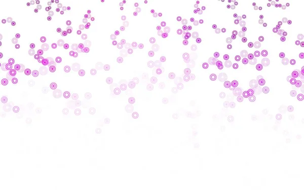 Hellviolette Rosa Vektorkulisse Mit Punkten Schöne Farbige Illustration Mit Verschwommenen — Stockvektor